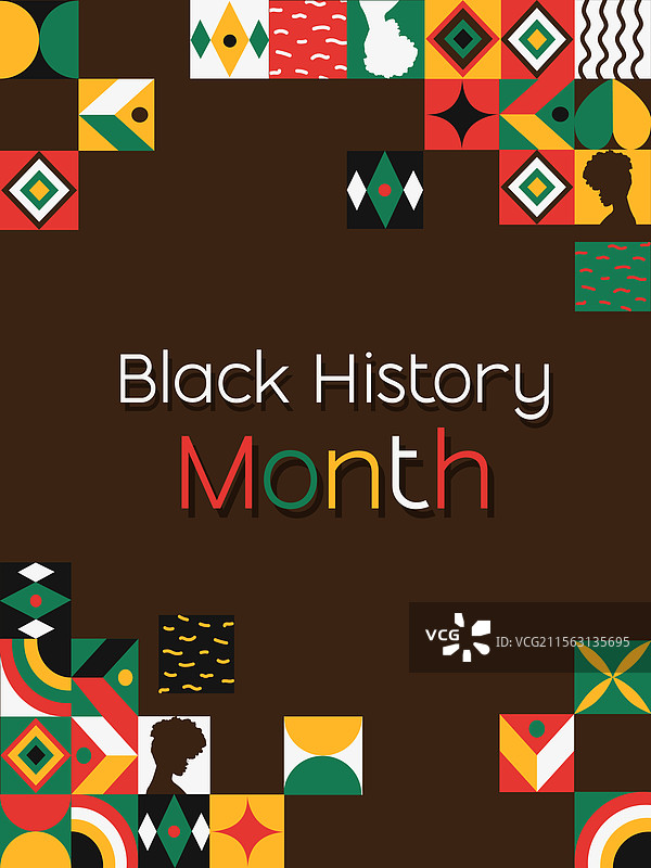 庆祝黑人历史月的生动场景图片素材