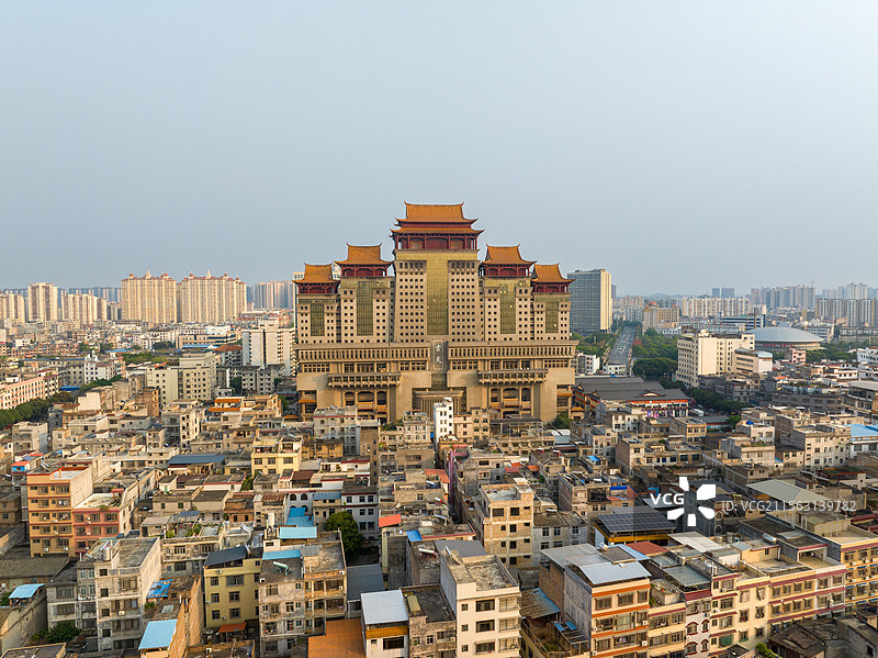 广西玉林云天文化城（云天宫）城市建筑风光图片素材