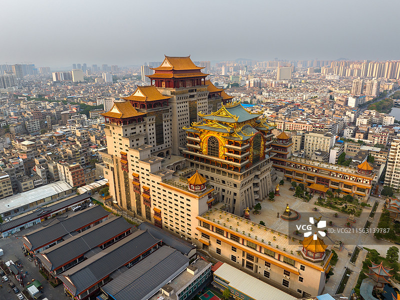 广西玉林云天文化城（云天宫）城市建筑风光图片素材