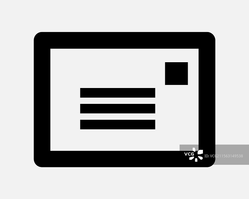 带邮票的信件图标图片素材