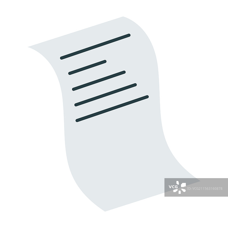 纸夹艺术作品纸张图标扁平设计图片素材