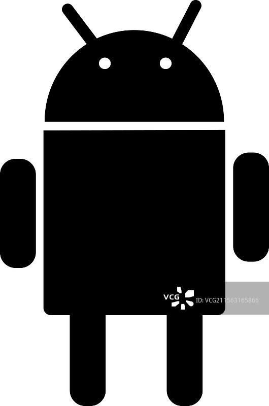 安卓标志轮廓文件 EPS图片素材