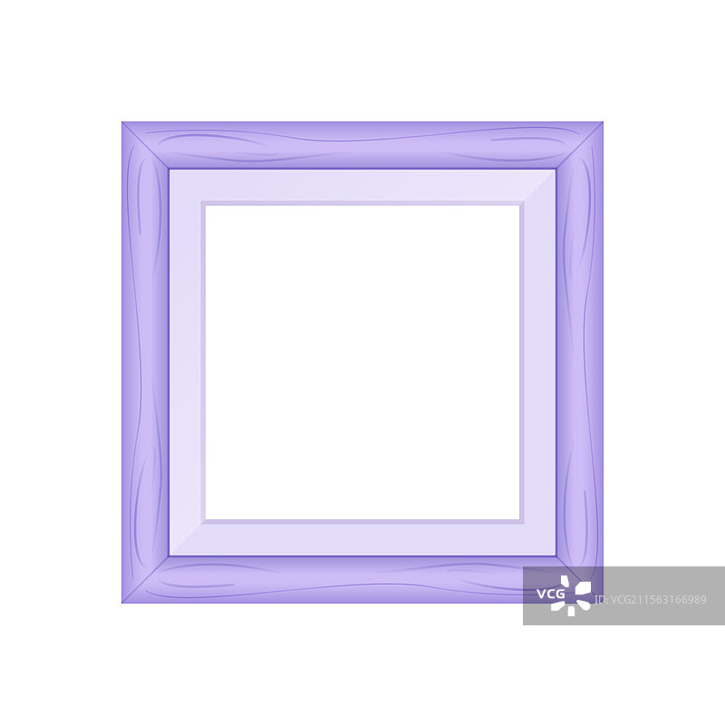 紫色粉彩木质空白框架用于图片图片素材