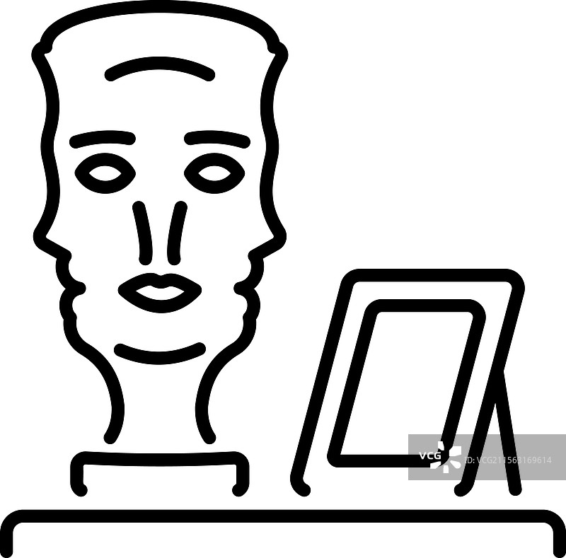 面孔花瓶图片素材