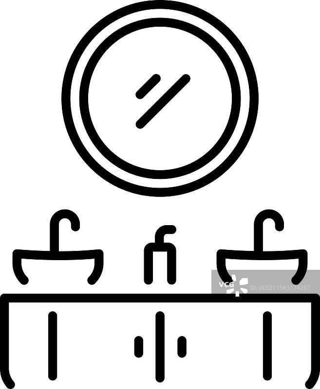 浴室梳妆台图片素材