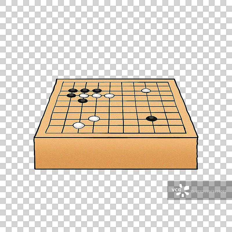围棋棋盘卡通元素图片素材
