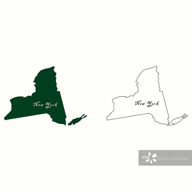 纽约市地图图片素材