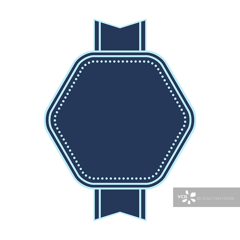 带有丝带的徽章装饰性抽象横幅图片素材