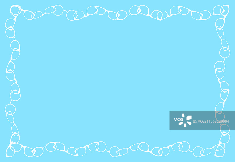 时尚眼镜横幅，适合留白的框架图片素材