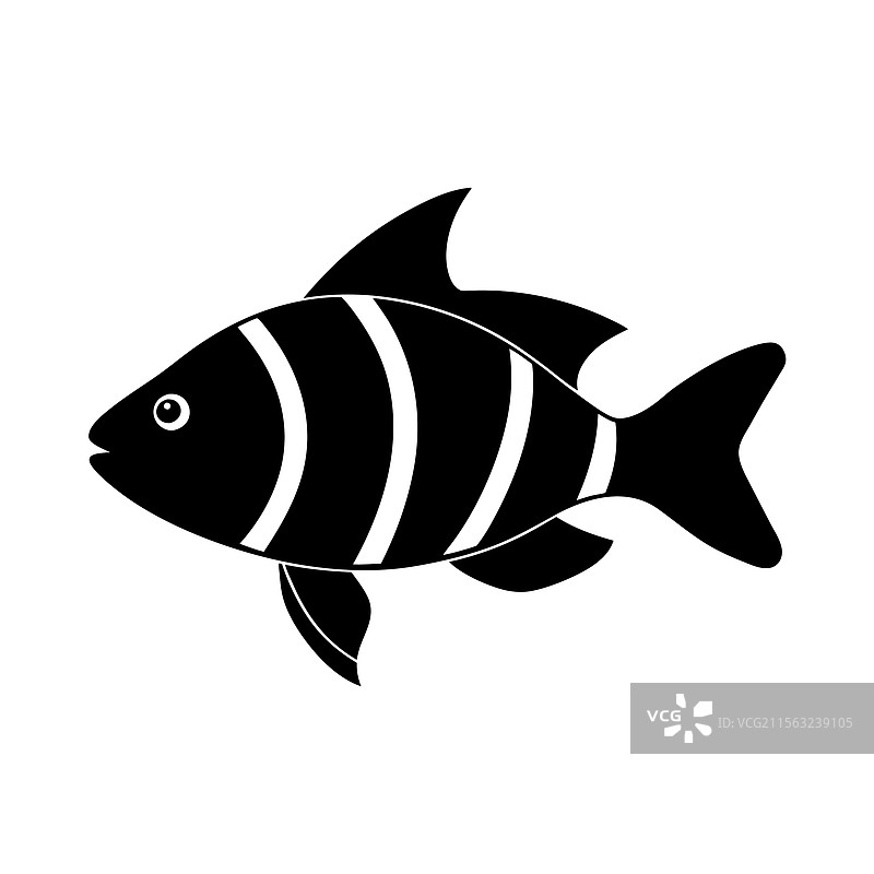 小丑鱼的轮廓艺术与小丑鱼图片素材