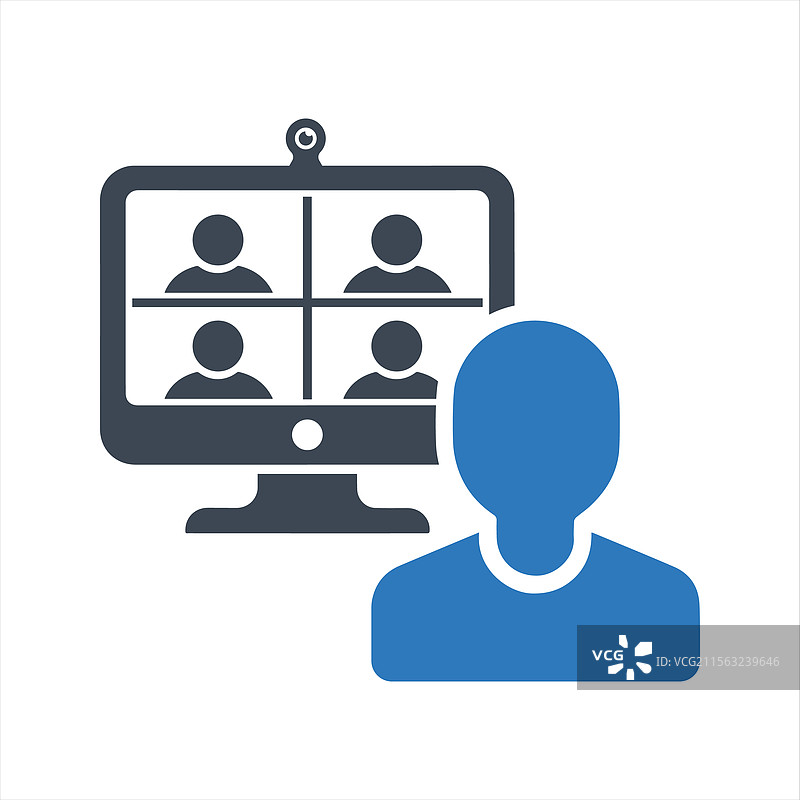 在线对话图标 面试图标图片素材