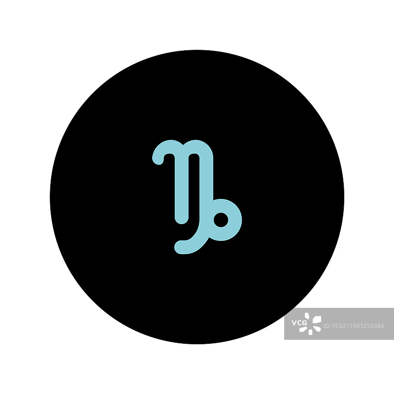 摩羯座星座运势占星图标图片素材