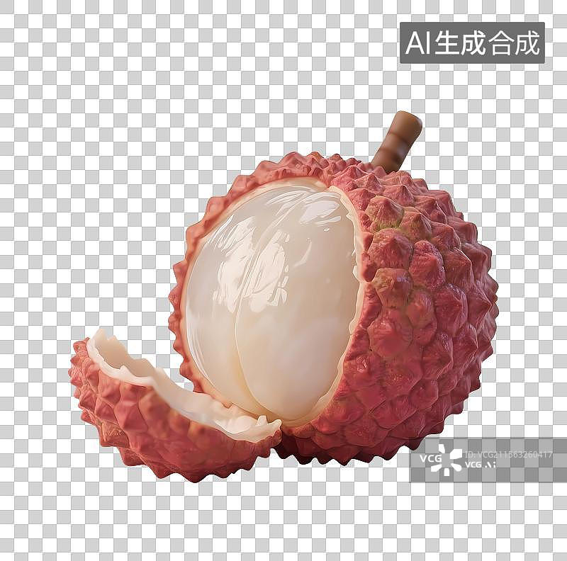 【AI数字艺术】卡通荔枝图片素材