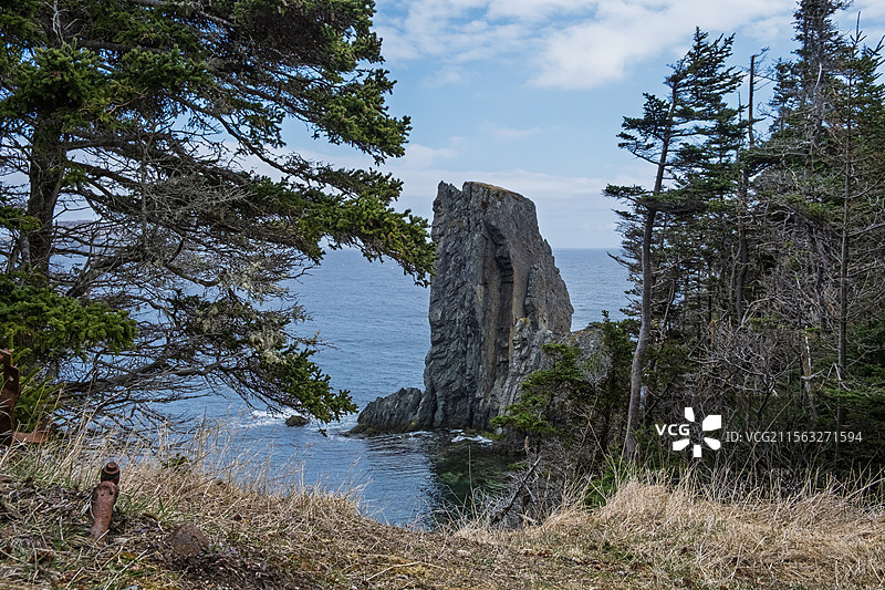 纽芬兰绝美步道斯克温克（Skerwink）小径风光，2003年被《旅游和休闲》评为北美欧洲前35名图片素材