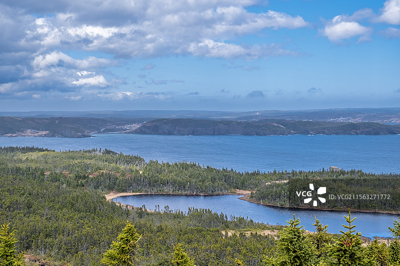 纽芬兰绝美步道斯克温克（Skerwink）小径风光，2003年被《旅游和休闲》评为北美欧洲前35名图片素材