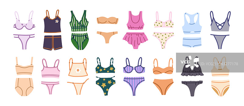 女性内衣套装系列图片素材