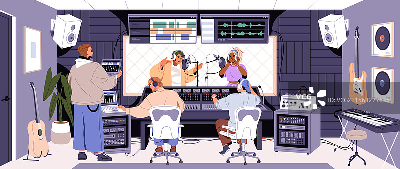 音乐录音室制作行业图片素材