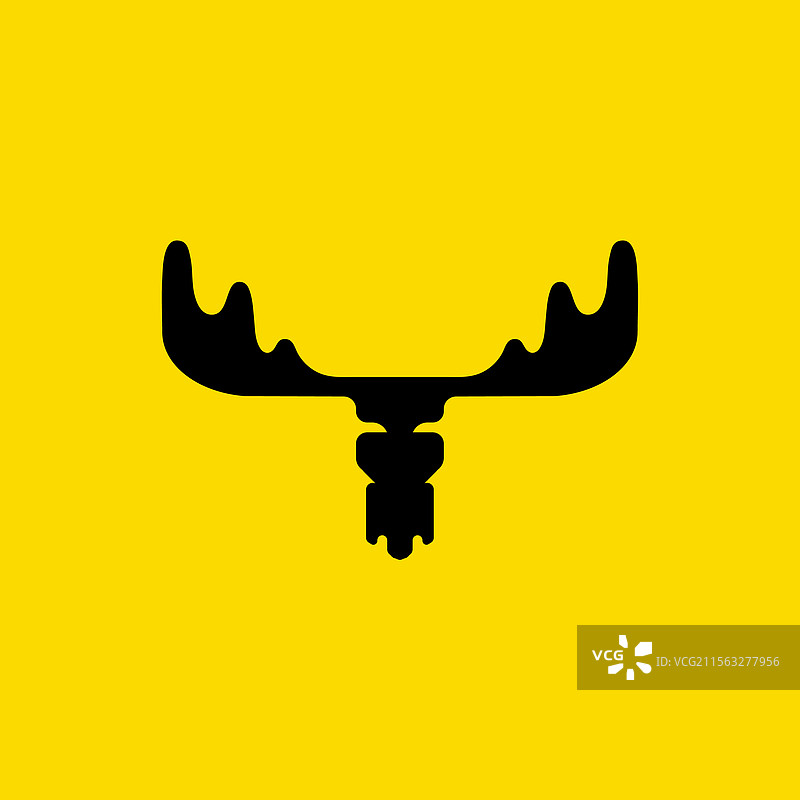 公牛麋鹿图片素材