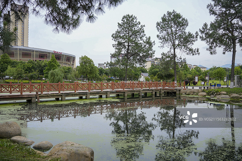 遂川县源头湖公园图片素材