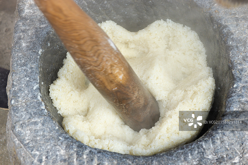 传统美食手工糍粑图片素材