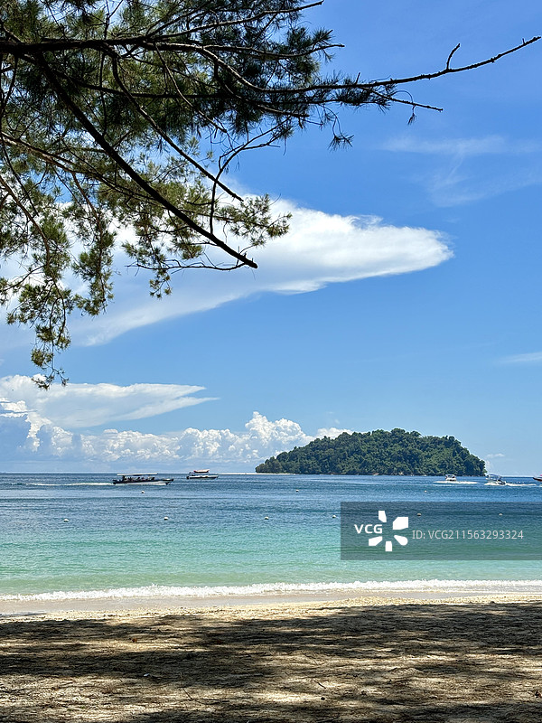 马努干岛海滩图片素材