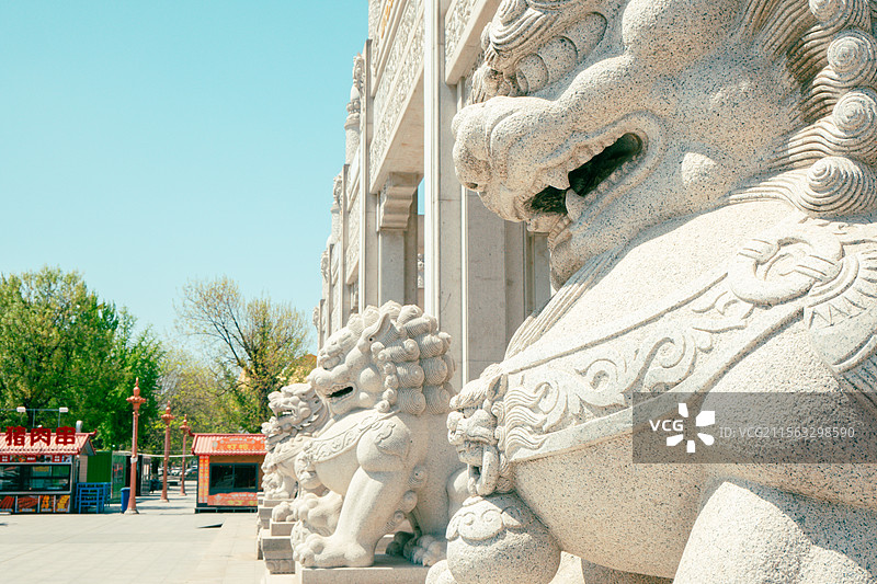 兖州兴隆文化园：佛教圣地的宏伟与庄严图片素材