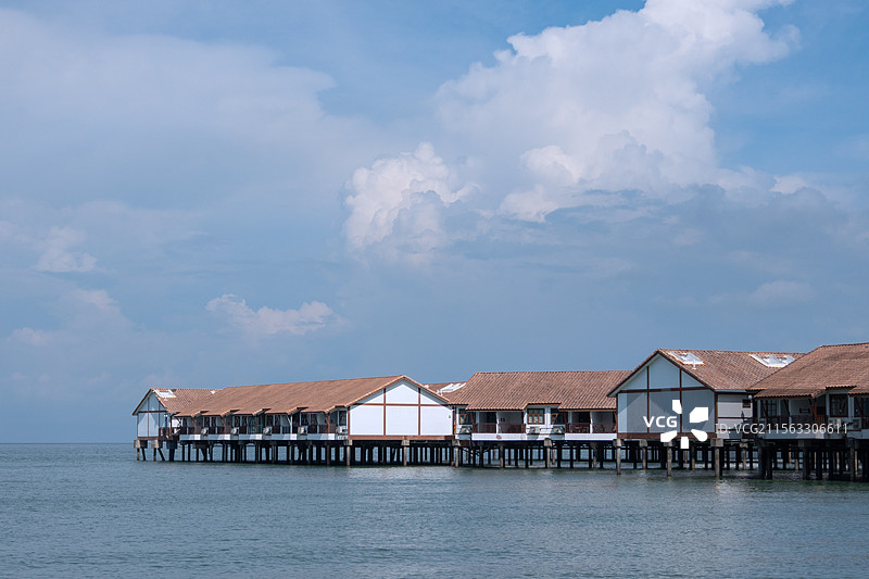 波德申水上别墅图片素材