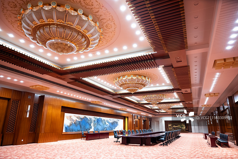 人民大会堂东厅会议室图片素材