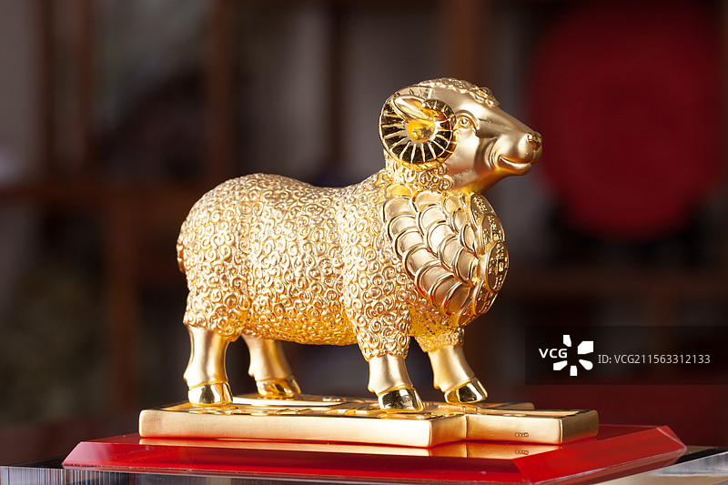 金羊雕塑图片素材