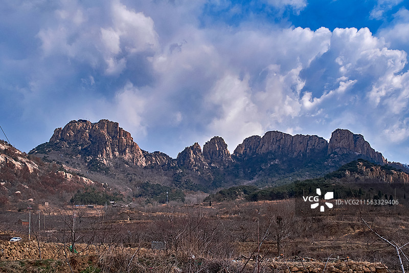 山东省栖霞市天崮山景色图片素材