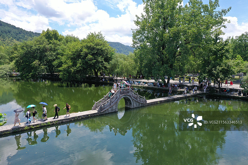 安徽黄山宏村安徽旅游安徽风景图片素材