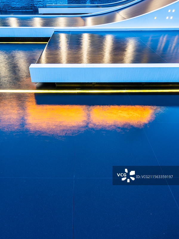 现代创意展示区景观图片素材