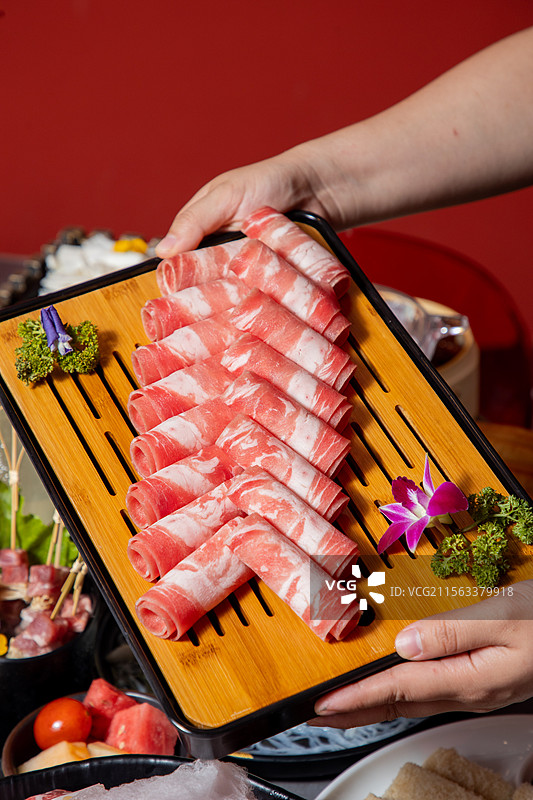 牛油重庆火锅牛油火锅辣椒锅底川渝美食成都美食毛肚鹅肠牛肉雪花肥牛千层肚毛肚羊肉卷图片素材