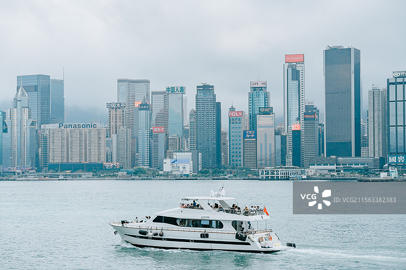 香港天星码头维多利亚港天星小轮海运大厦观景平台图片素材