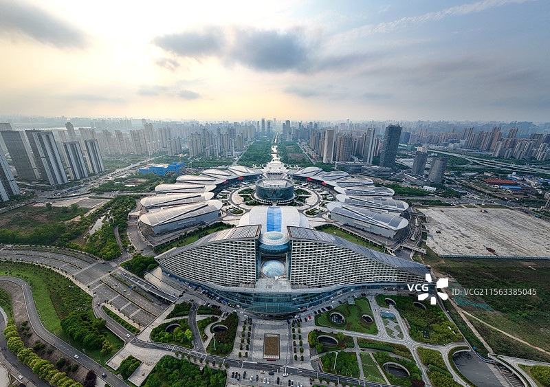 武汉国博中心全景图片素材