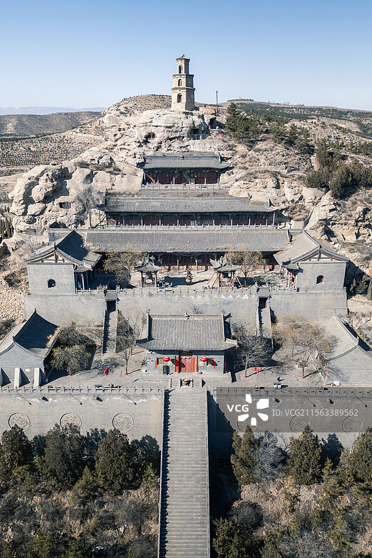 大同焦山寺图片素材
