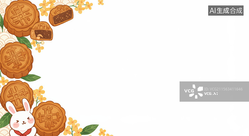 【AI数字艺术】2D卡通-居左图片素材