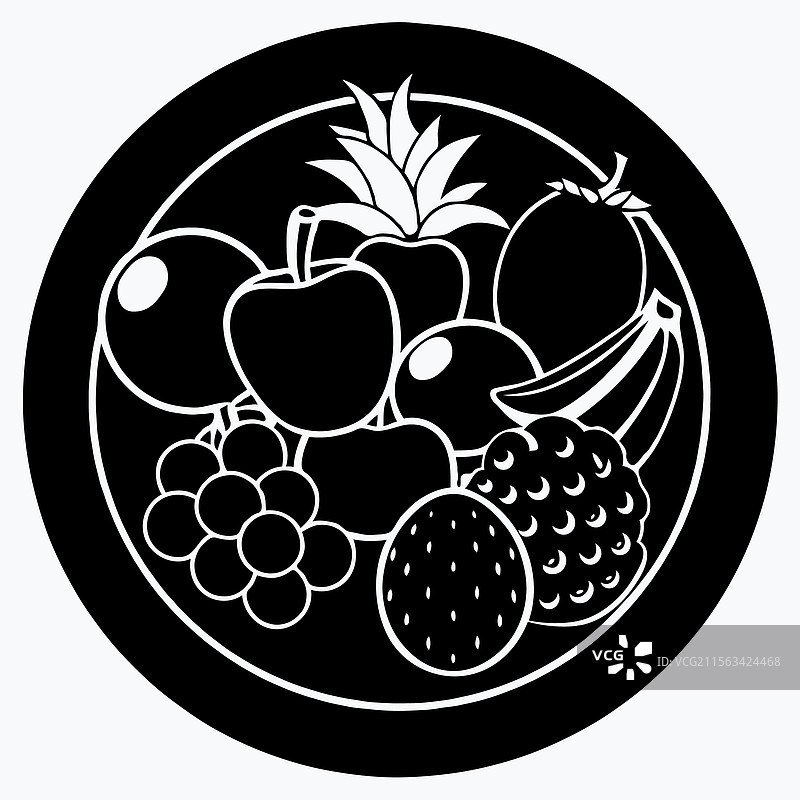 一盘水果图片素材