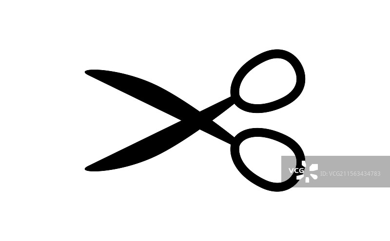 剪刀图标 剪刀轮廓符号 剪刀图片素材