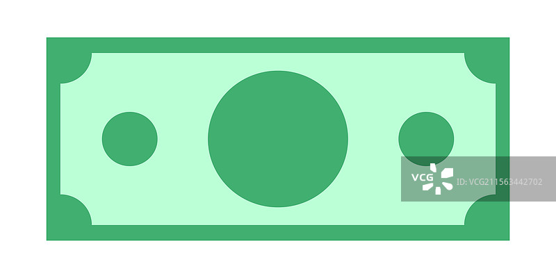 飞翔的钞票图标，美元纸币图片素材