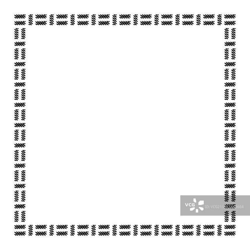 简单的方形边框图形图片素材