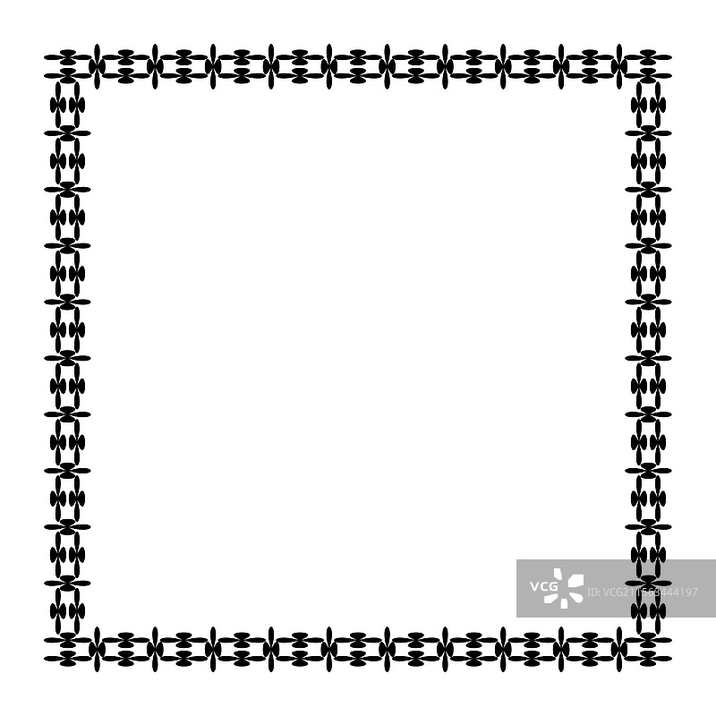 简单的方形边框图形图片素材