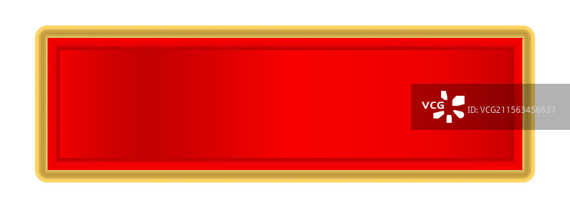 红色金色标签用于横幅，红色奢华金色框架图片素材