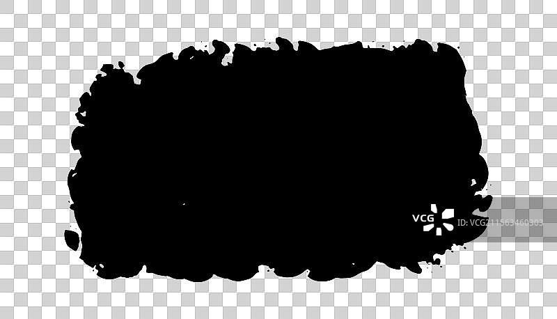 磨损的方形模板，黑色涂漆方块图片素材