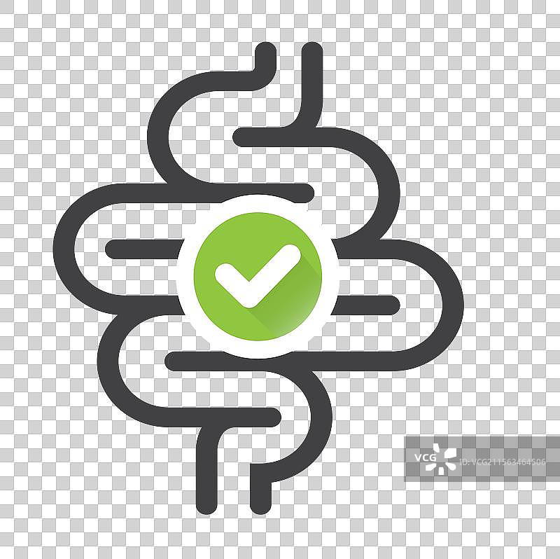 消化线条图标图片素材