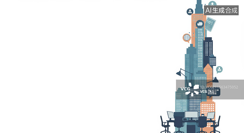 【AI数字艺术】2D卡通-居右图片素材