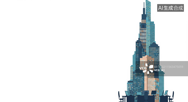 【AI数字艺术】2D卡通-居右图片素材