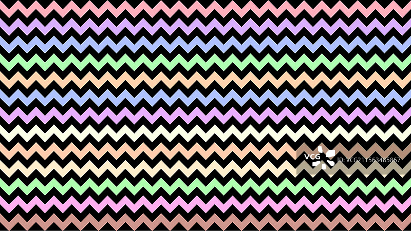 彩虹锯齿状条纹色彩丰富的背景图片素材