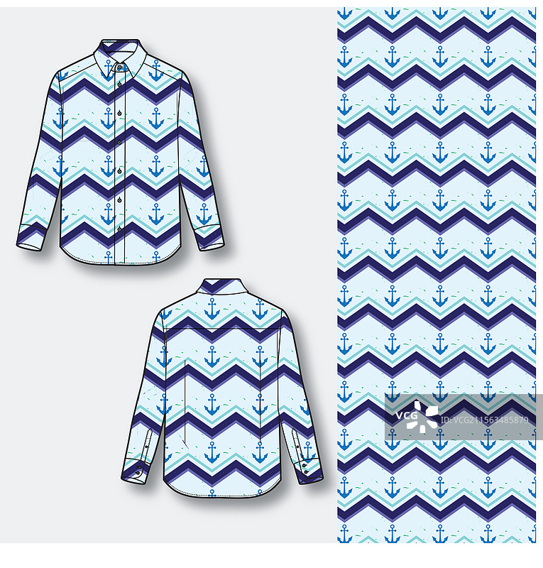 男士衬衫平面图图片素材