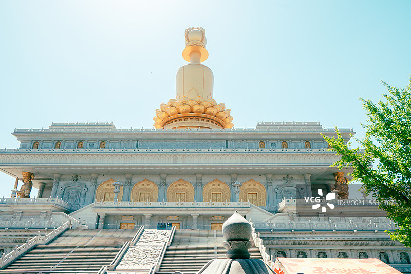 兖州兴隆文化园：佛教圣地的宏伟与庄严图片素材